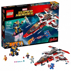 Lego Super Heroes. Реактивный самолёт Мстителей: Космическая миссия™ (Lego, 76049-L)